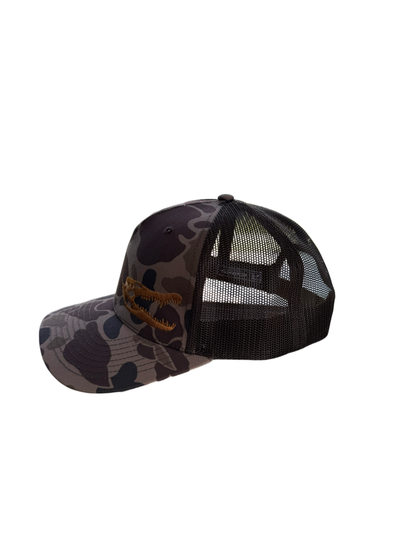 Dark Duck Camo Hat | GATOR SKULL | Black Cypress Outfitters