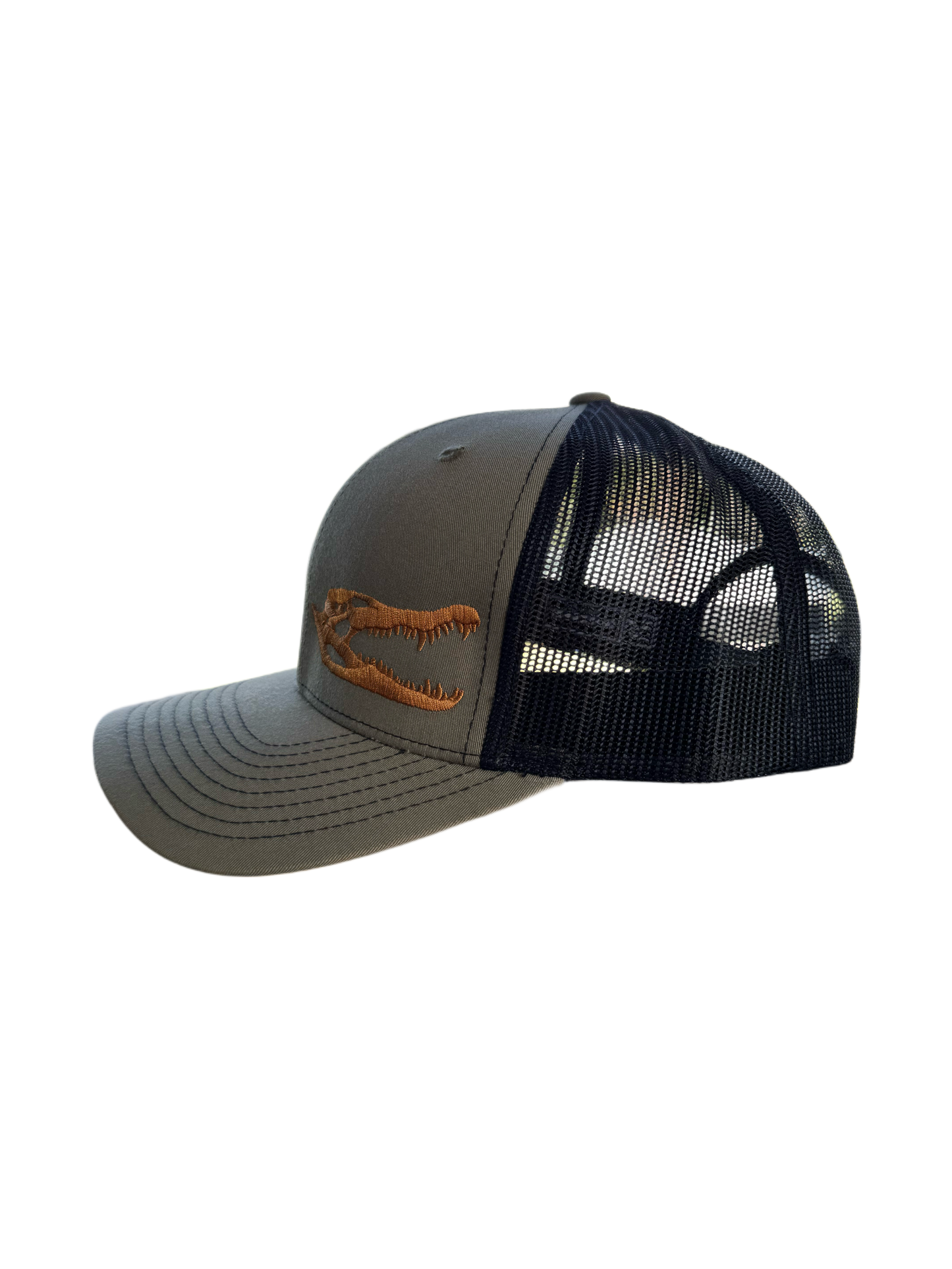 Gator skull Hat | Loden/black | Black Cypress Outfitters