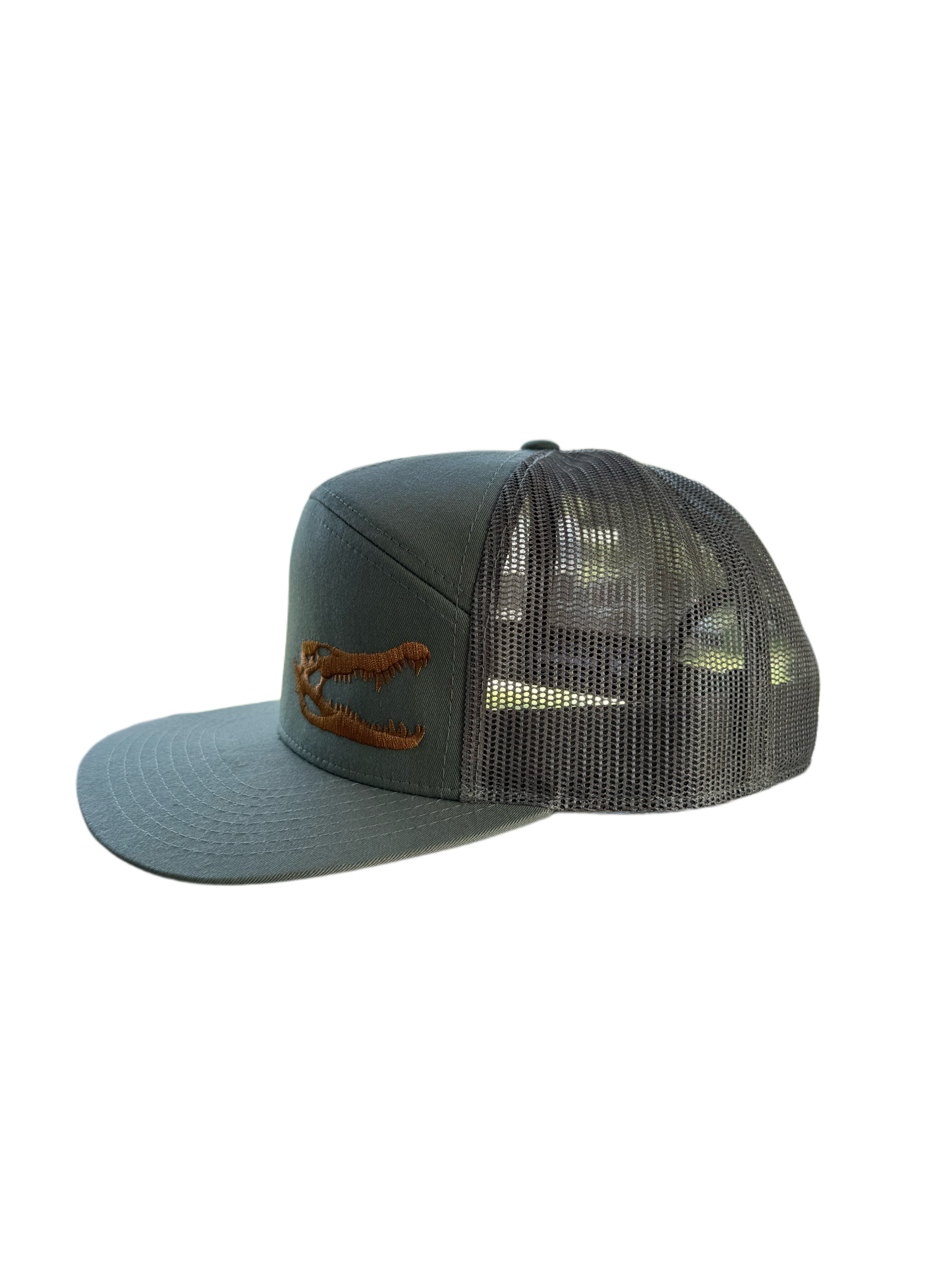 Gators Skull Hat Loden | 7 panel | Black Cypress Outfitters