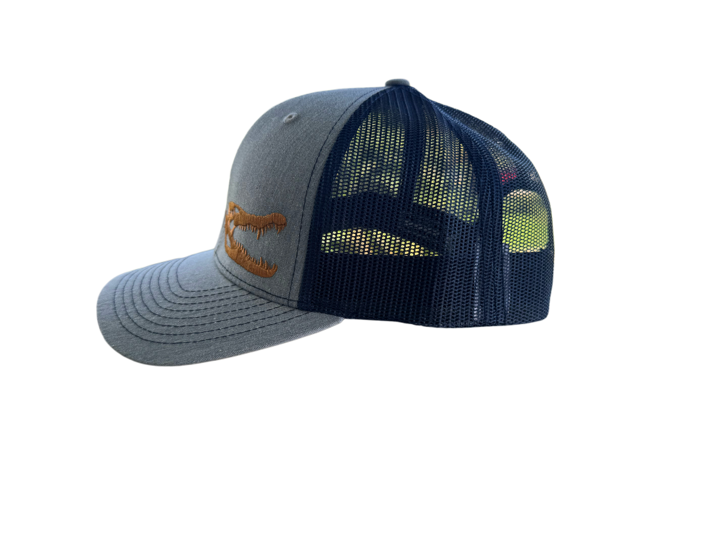 Light Blue & Navy | Gator Skull | hat