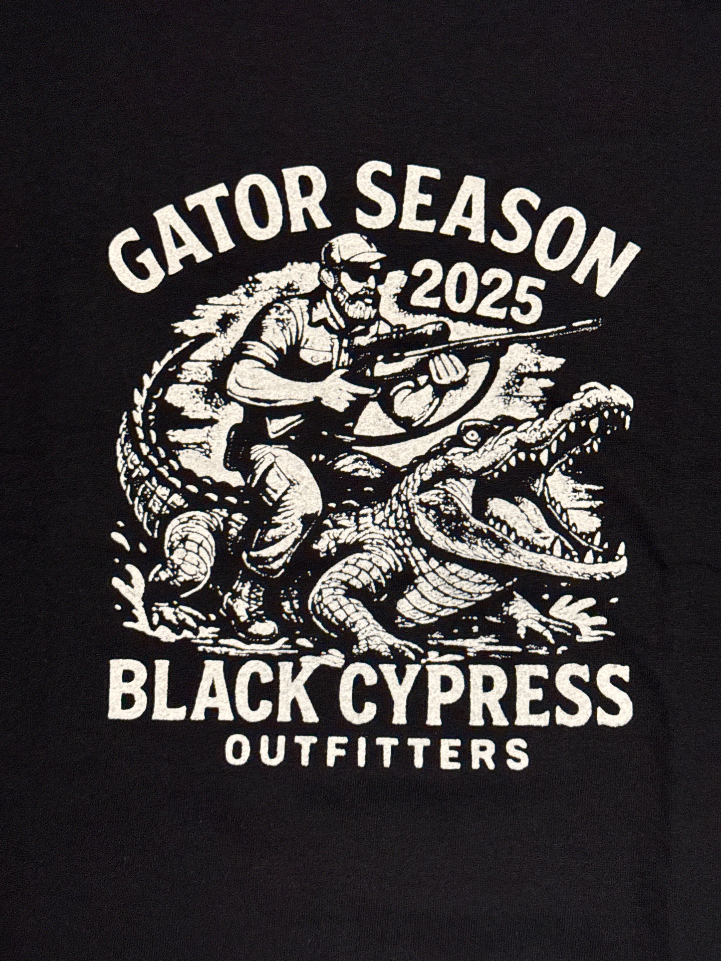 Gator season 2025 gator hunter shirt Black Cypress Outfitters