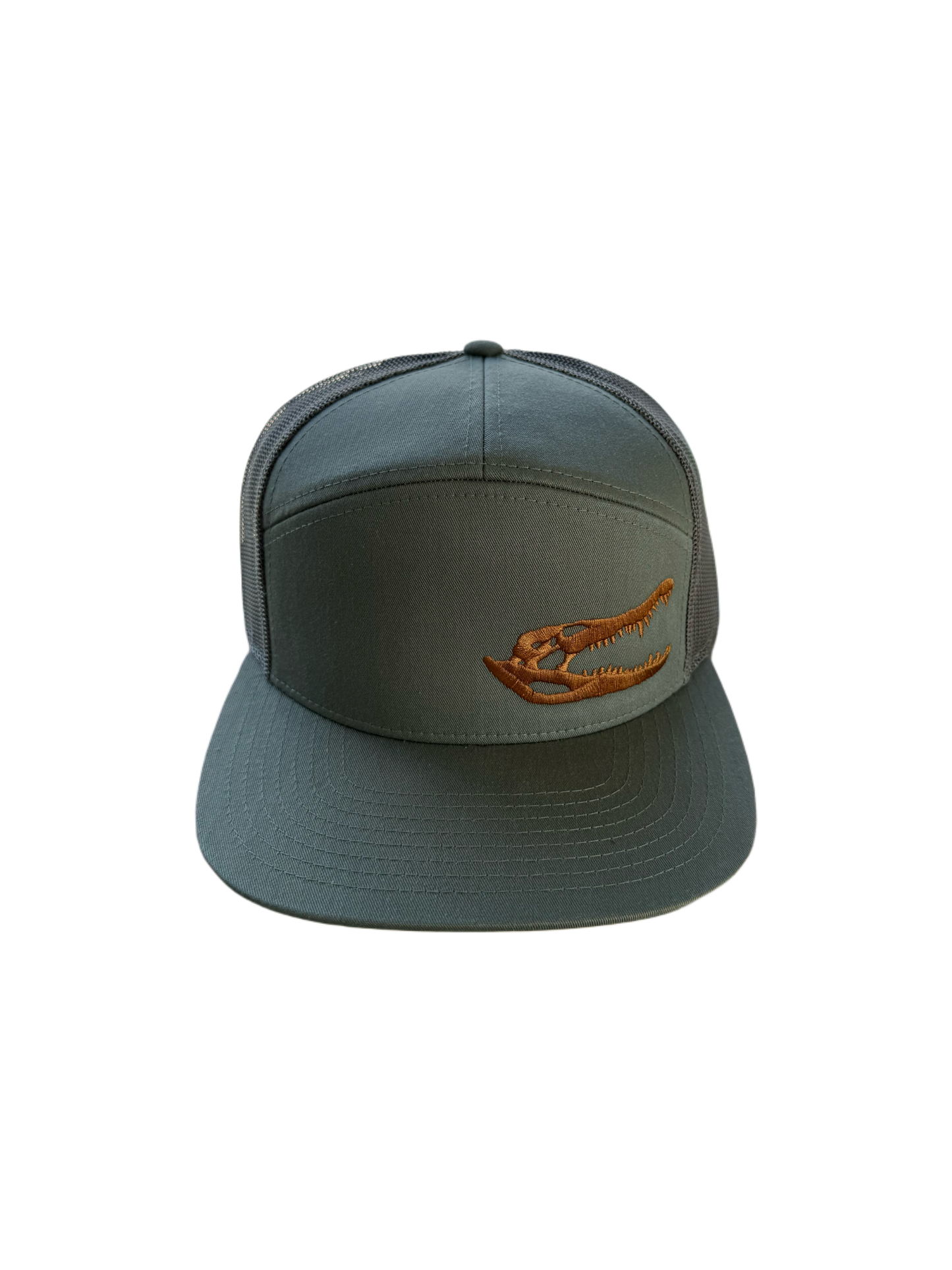 Gators Skull Hat Loden | 7 panel | Black Cypress Outfitters