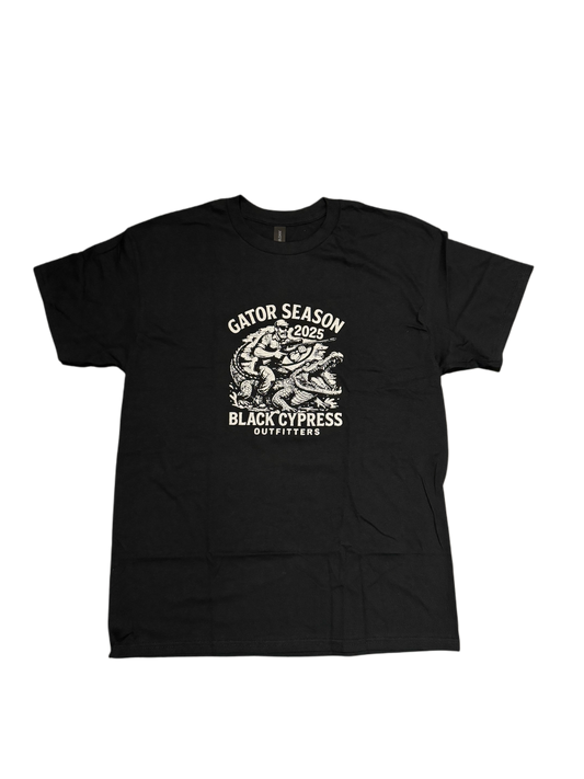 Gator season 2025 gator hunter shirt Black Cypress Outfitters